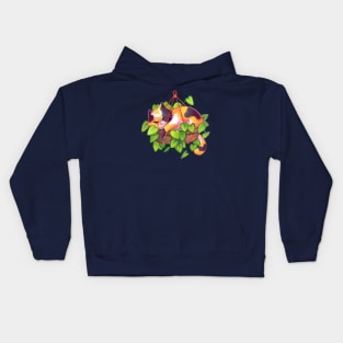 Cat and plants Kids Hoodie